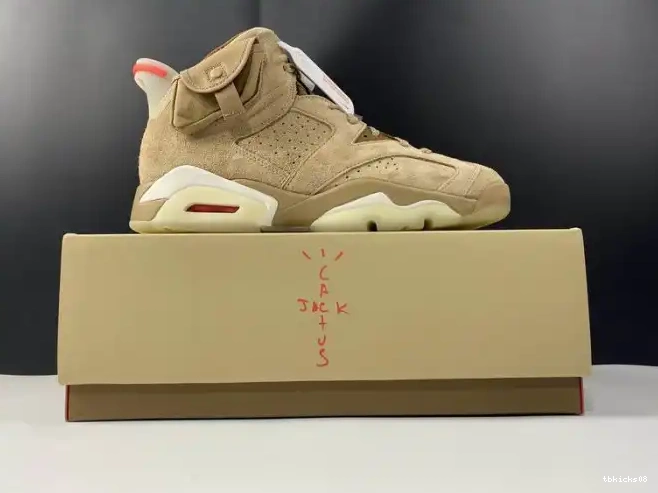 Rep TBkick 6 Scott British Jordan DH0690-200 Travis Air Retro Khaki 0524